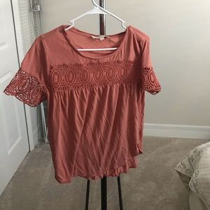 pink loft blouse